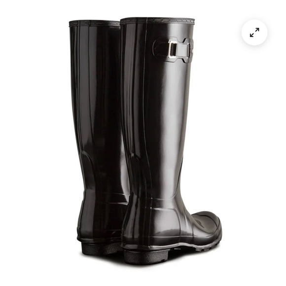 Hunter Classic Tall Black Glossy Boots - Picture 11 of 13